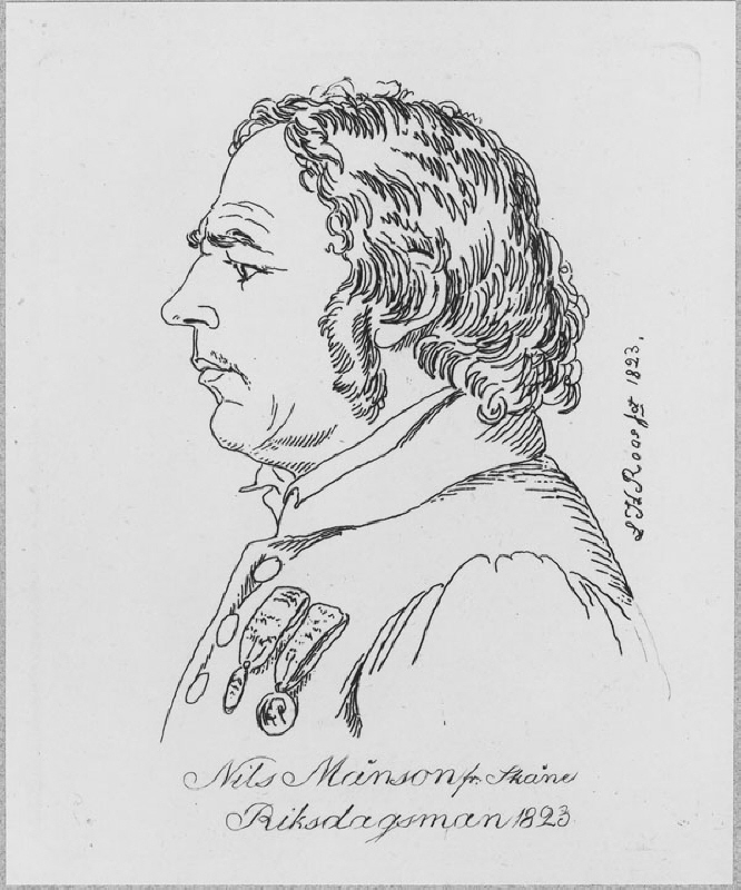 Nils Månsson (1776-1837), riksdagsman, hemmansägare, gift med Ingar Olsdotter