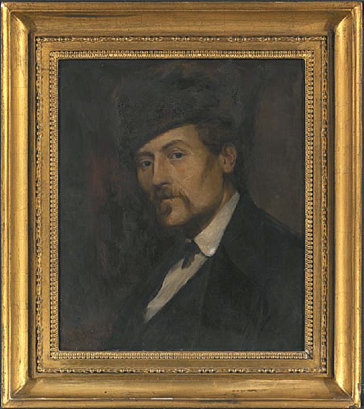 Edvard Perséus (1841-1890), konstnär, tecknare, hovintendent, gift med Agnes Claesson