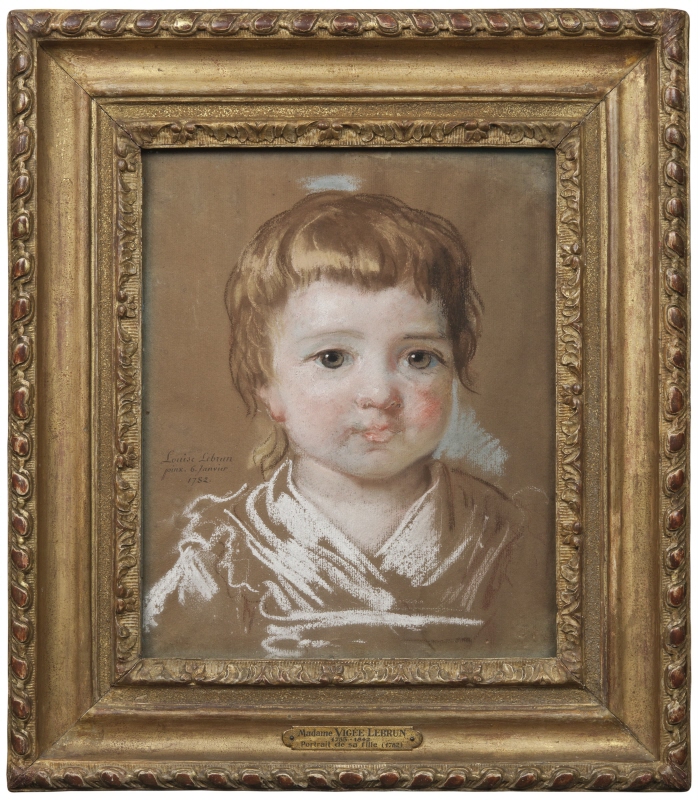 Förmodat porträtt av konstnärens dotter Louise Lebrun (1780-1819)