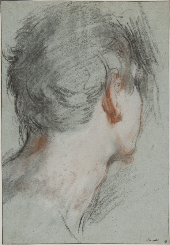 Head of a Man Seen from Behind