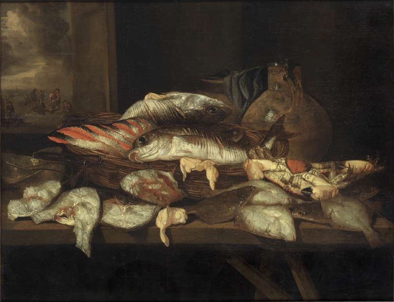 Still Life with Halibut and other Fish