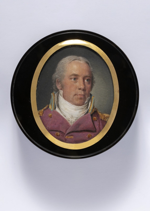 Portrait of unknown naval officer