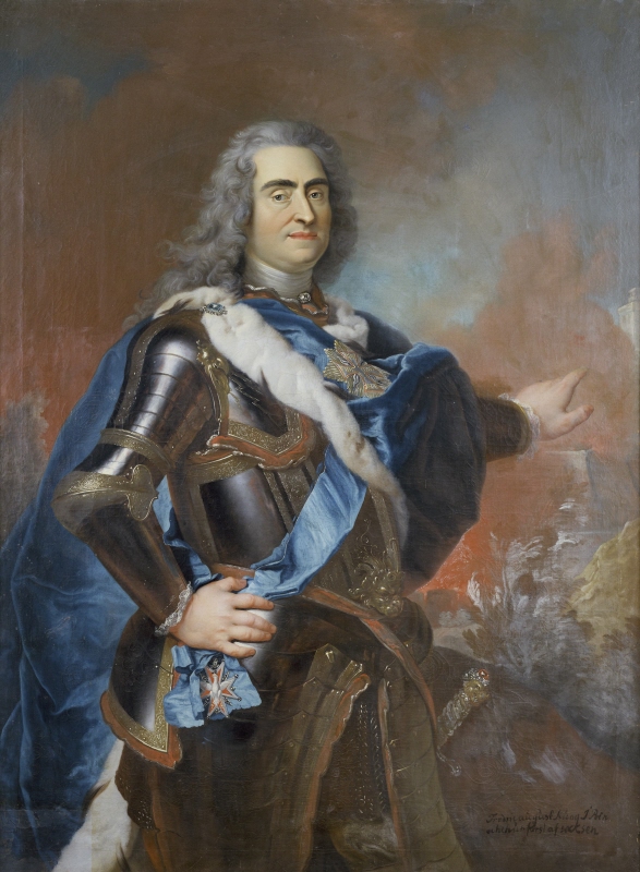 Fredrik August I/August II (1670–1733), kurfurste av Sachsen, kung av Polen, omkr. 1720