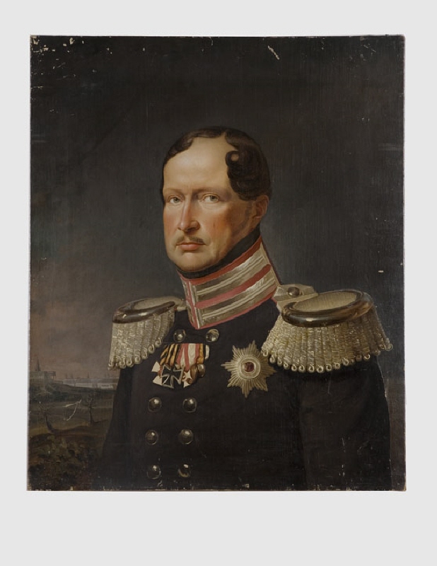 Fredrik Vilhelm III (1770-1840), king of Prussia, married to 1. Lovisa of Mecklenburg-Strelitz, 2. countess Augusta von Harrach