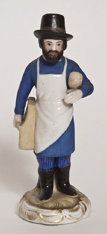 Figurin, glasmästare med verktygspåse
