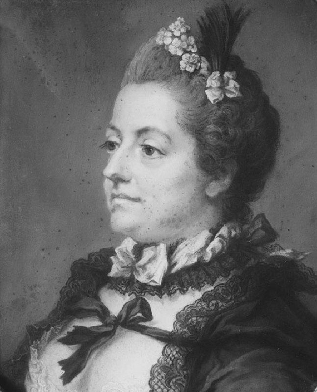 Fredrica Falkenberg af Trystorp, ca 1724-1806, friherrinna, hovfröken, gift med greve Ulrik Gustaf De la Gardie