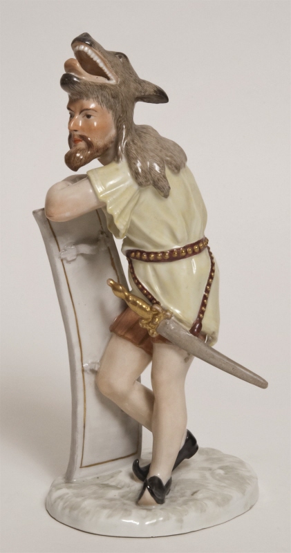 Figurin,  Altdeutscher Krieger
