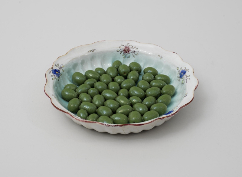 Plate with olives