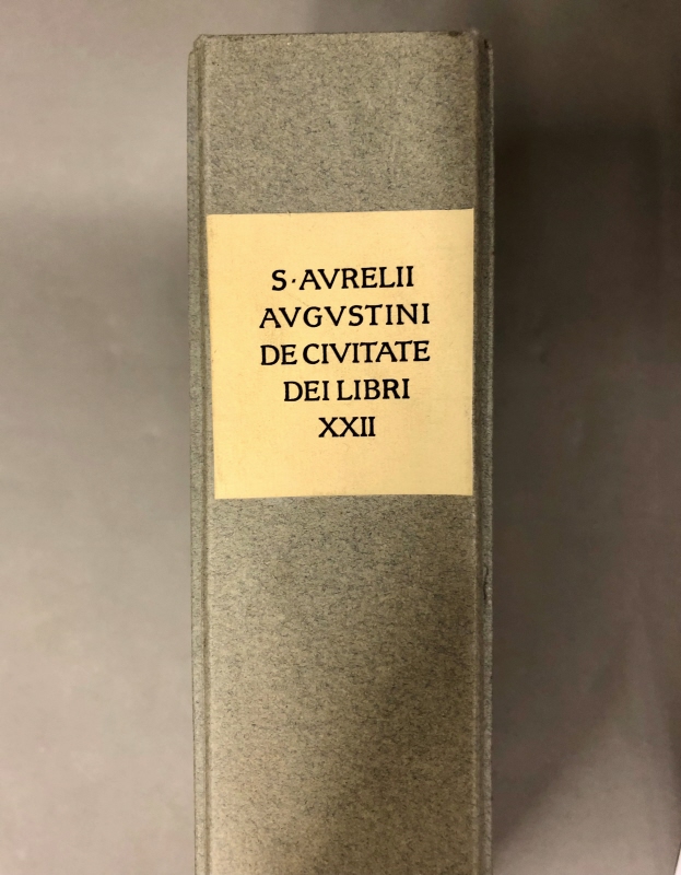Bokband. S. Aurelii Augustini: De Civitate Dei Libri XXII