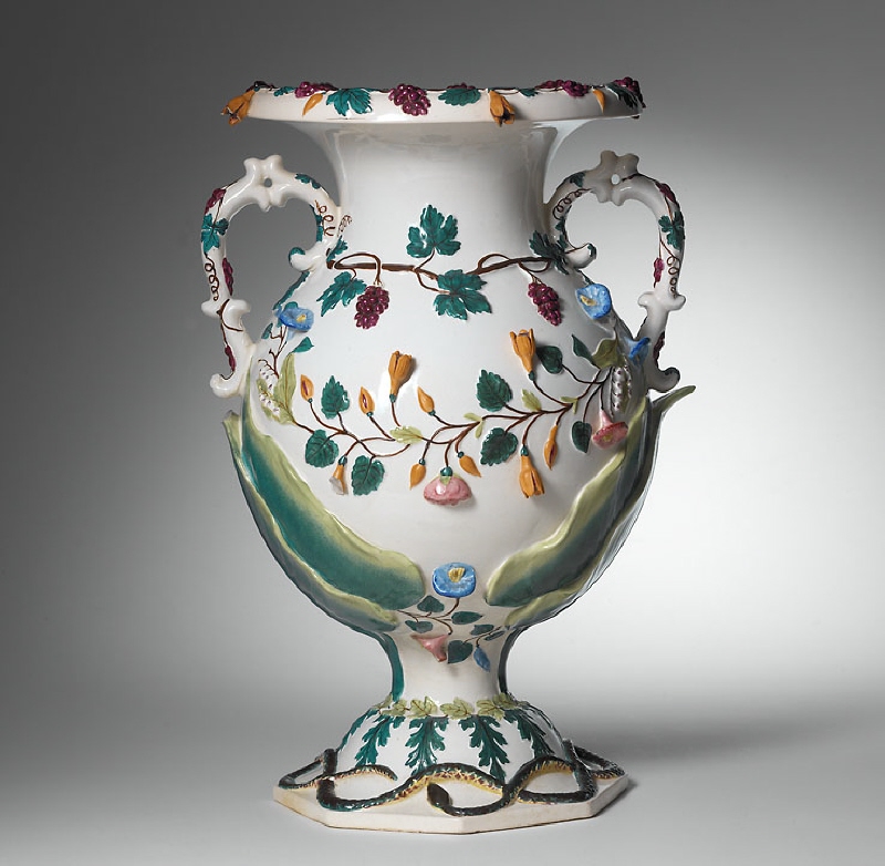 Vase, one of a pair