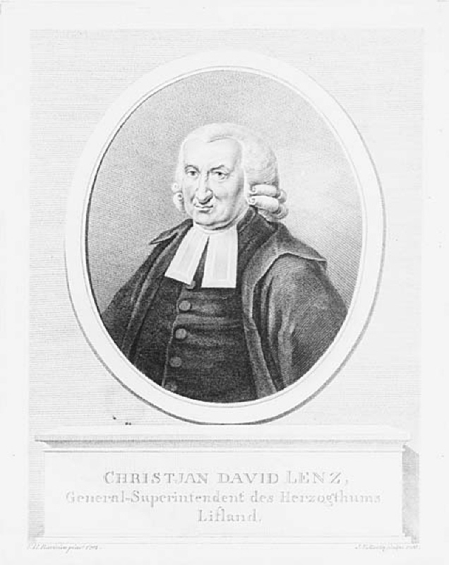 Christian David Lenz (1720-1798), General.superintendent i Riga