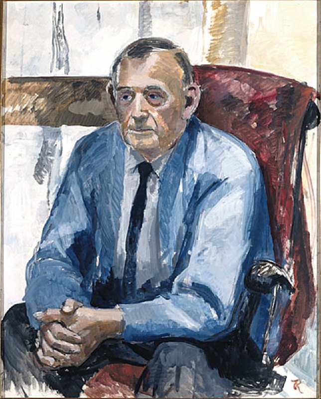 Hugo Zuhr (1895-1971), konstnär, professor, gift med 1. Elin Margareta Diedring, 2. konstnären Ingrid Rydbeck