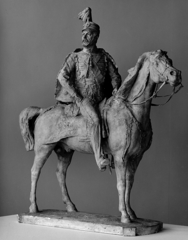 Carl XV till häst