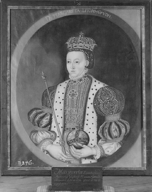Margareta Leijonhufud, 1516-1541,  drottning av Sverige