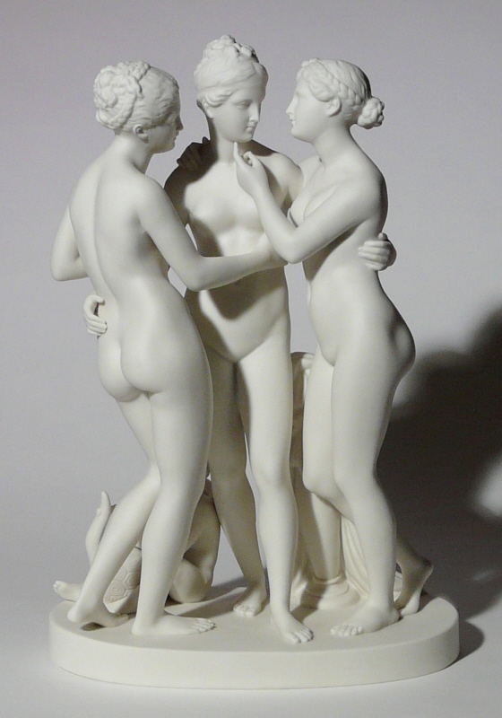 Figurin "Gracerna och Amor"