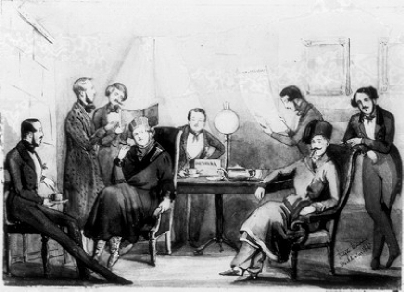 Une soirée à la legation de France en 1841