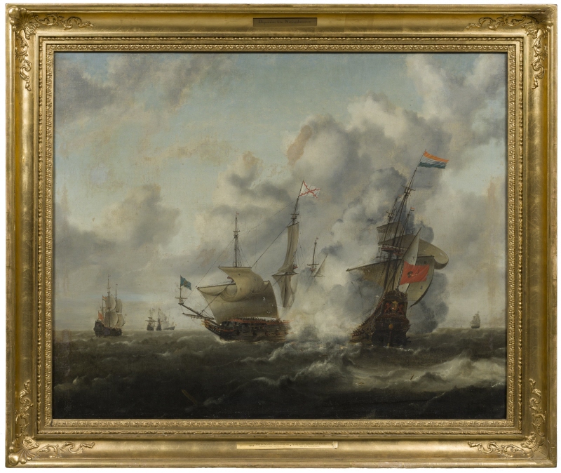 Sea Battle between the English and the Dutch