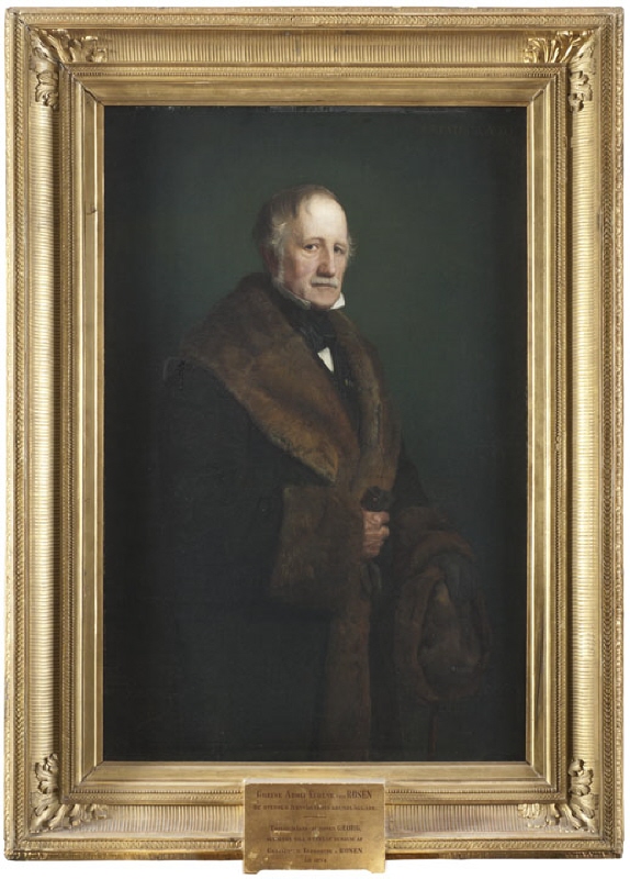 Eugène von Rosen (1797–1886), greve, järnvägsbyggare, industriman, konst- närens far, 1868