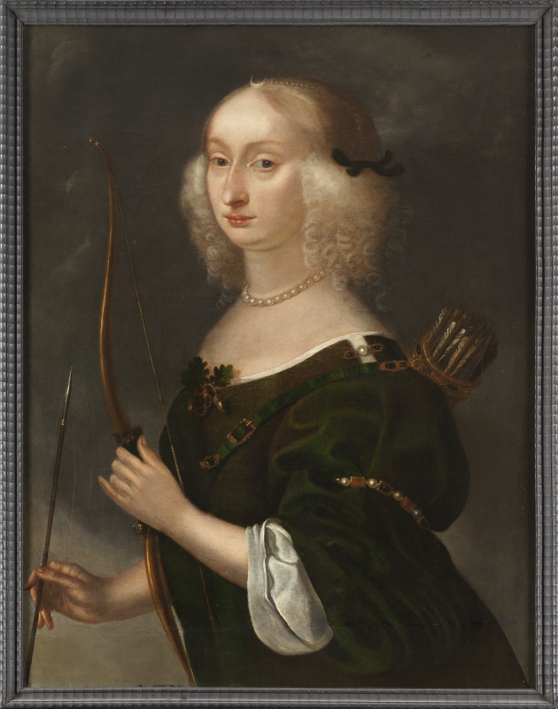 Maria Eleonora (1599-1655), prinsessa av Brandenburg, drottning av Sverige, gift med Gustav II Adolf av Sverige, som Diana