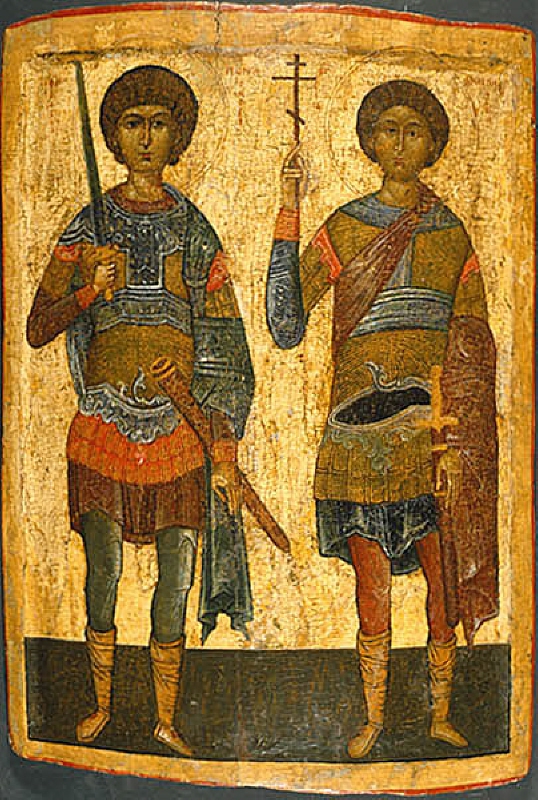 Saint Geonge and saint Demetrius
