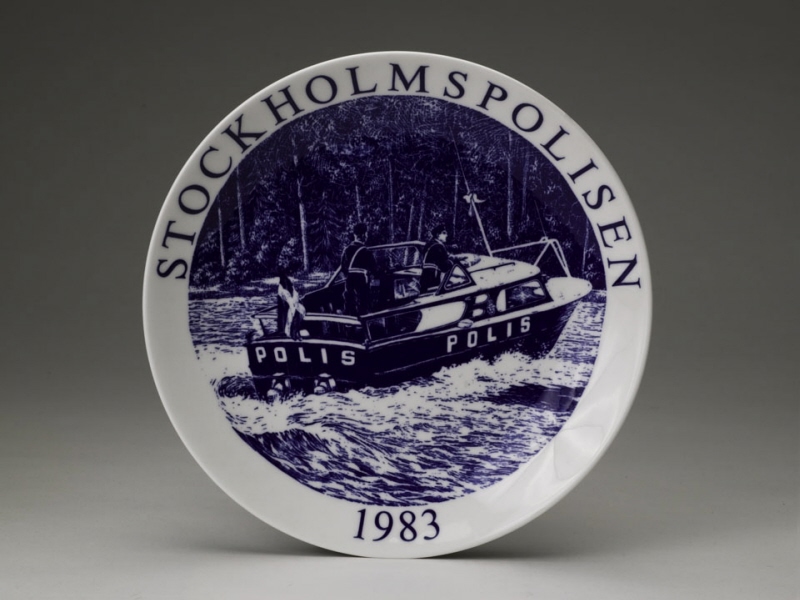 Stockholmspolisen IF, årstallrik nr 4 1981, polisbåt