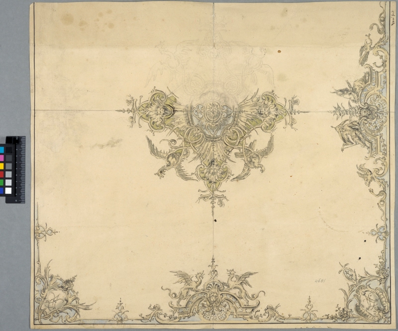 Design for a Ceiling with Chinoiseries
