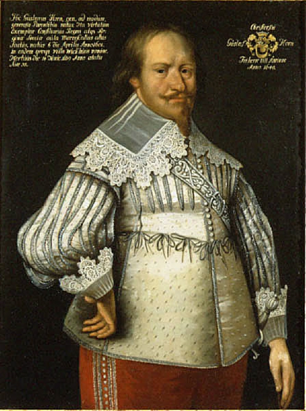 Gustaf Christerson Horn af Åminne (1601–1639), friherre, riksråd, kammarherre, omkr. 1640