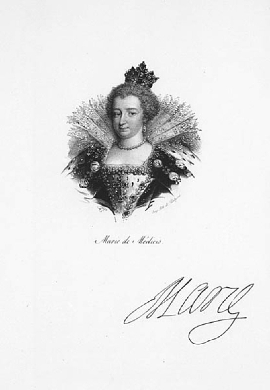 Porträtt av Marie de Medicis