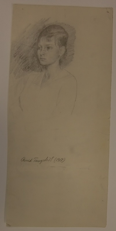 Gerda Wessel (1883-1961), konstnärens hustru