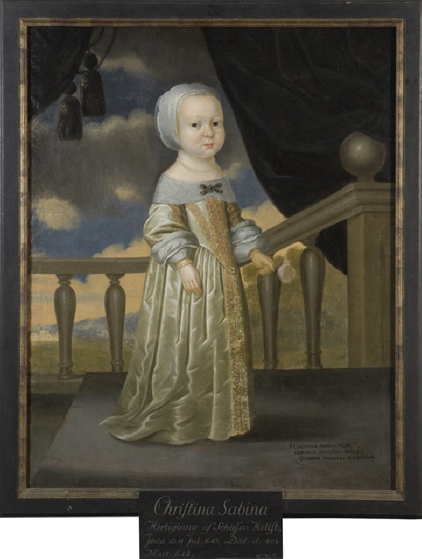 Kristina Sabina, 1643-44, prinsessa av Holstein-Gottorp