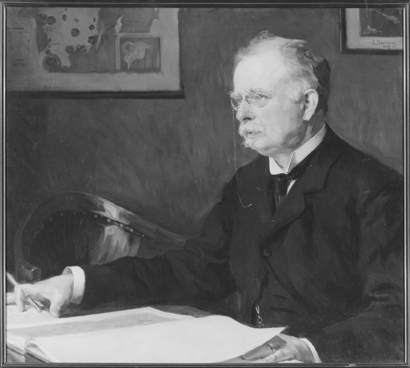 Gustaf Richert, 1857-1934, professor, fil.dr h.c., gift med Ellen Turinna Elise Billbergh