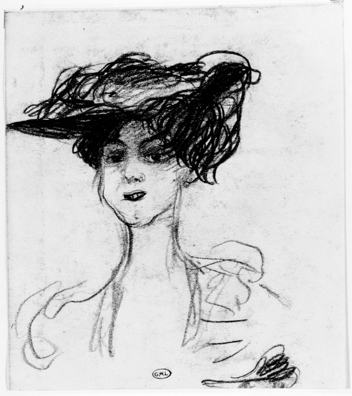 Kvinna i hatt