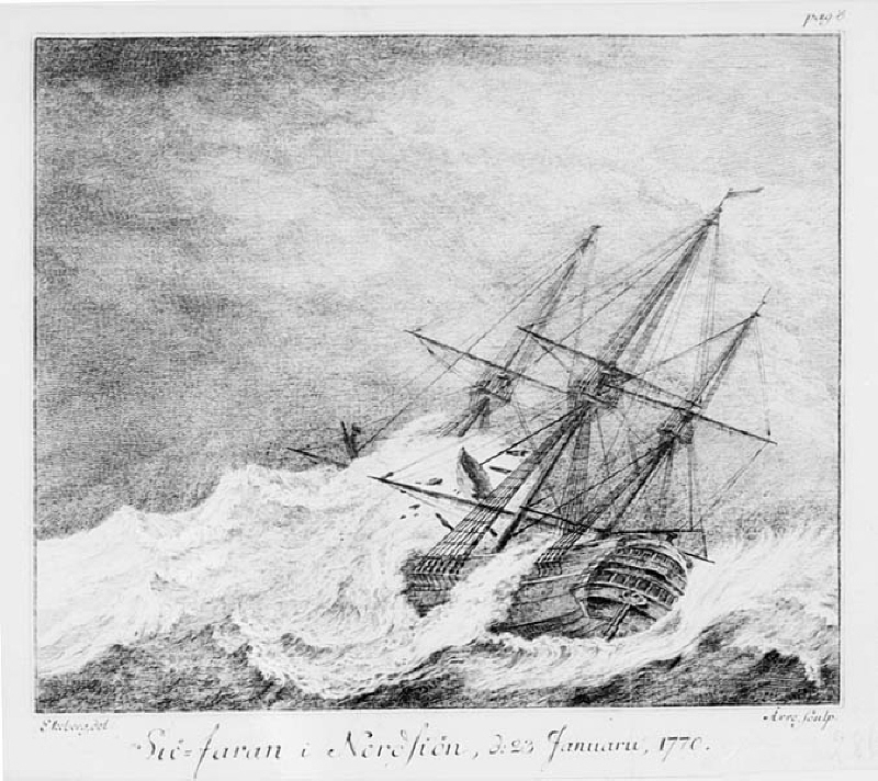 "Siö-faran i Nordsjön, D:23 Januarii, 1770"