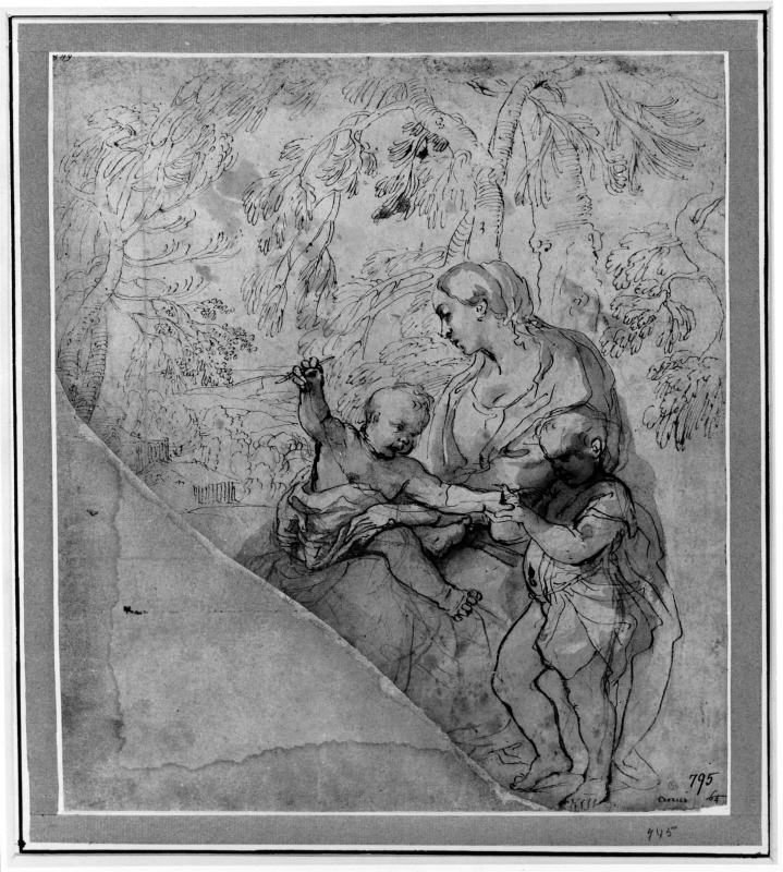 Jungfru Maria med Jesus och Johannes som barn