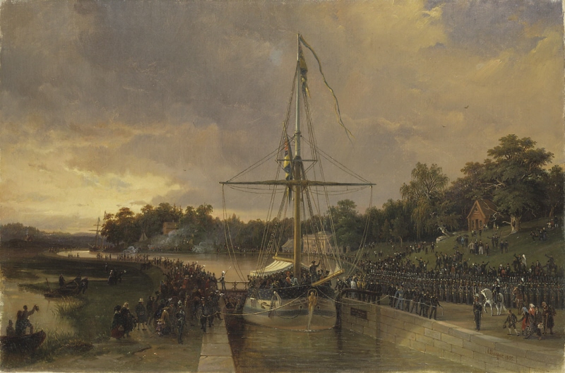 The Opening of Göta Canal at Mem