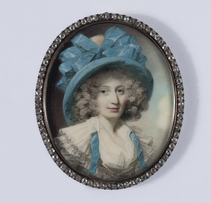 Porträtt av en dam, av tradition ansedd föreställa miss Bedingfield