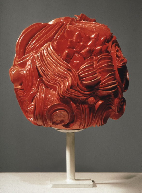 Sculpture "Red Globe"