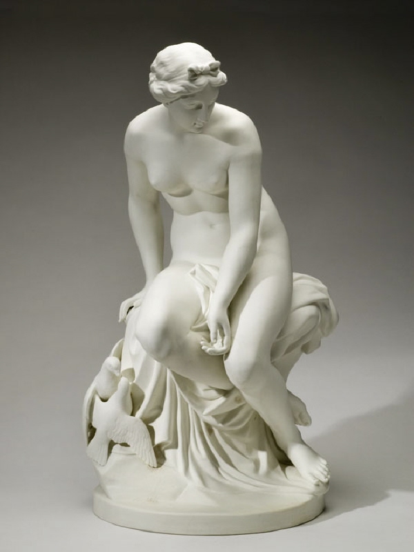 Figurin "Venus, sittande"