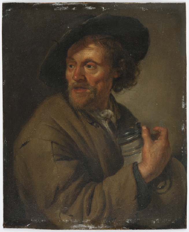 Man Holding a jug