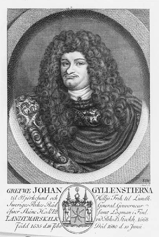 Porträtt av riksråd och lantmarskalk greve Johan Gyllenstierna