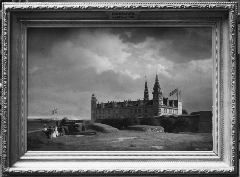 Kronborgs slott den 10 juni 1860