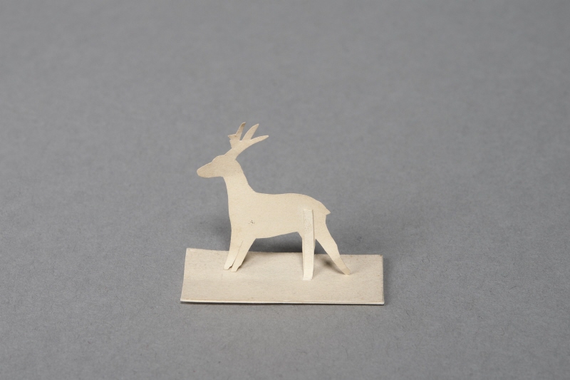 White reindeer  [one of 36 figures]
