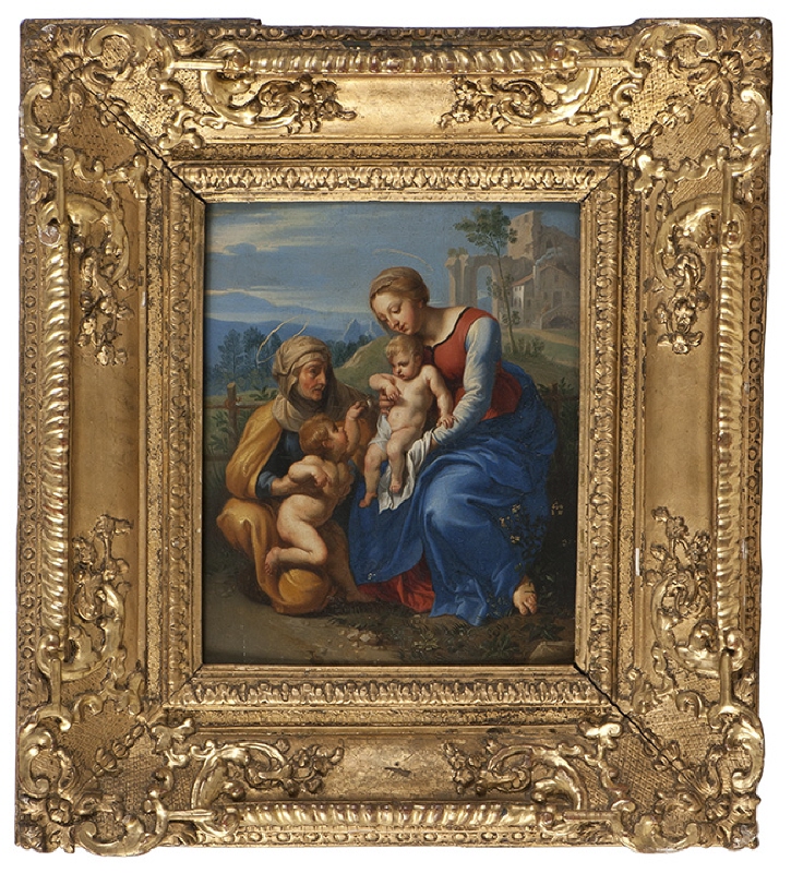 Madonna med barnet, Elisabet och Johannes
