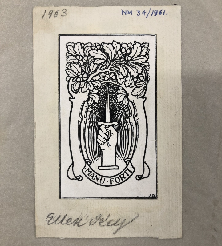 Exlibris för Ellen Key