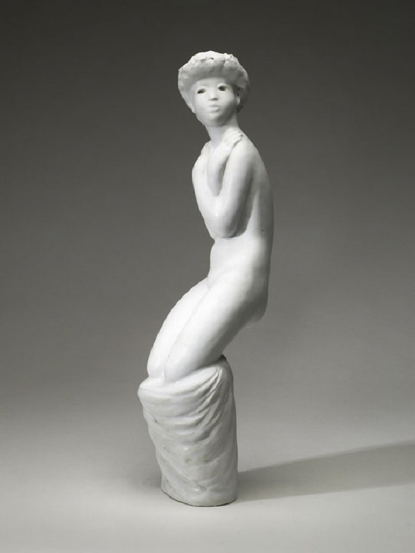 Skulptur, naken kvinna