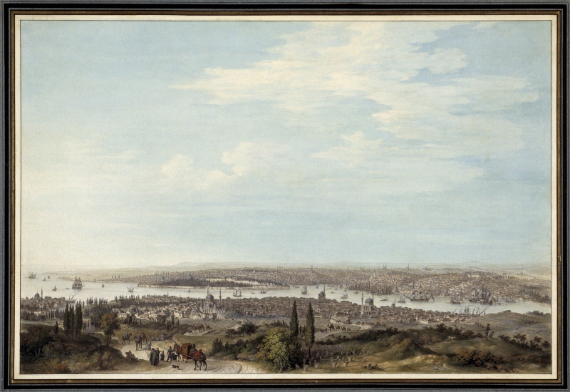 Utsikt över Konstantinopel
