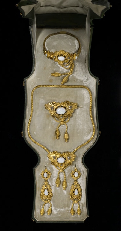 Case for set of jewellery