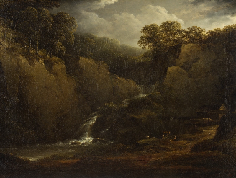 Landscape with Waterfall and Mill