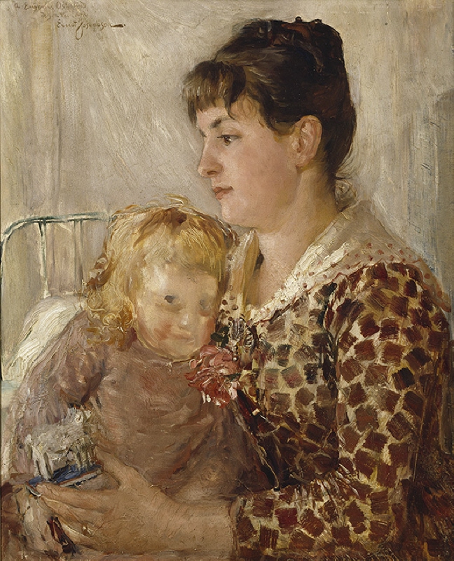 Mother and Child. The Wife and Daughter of the Artist Allan Österlind