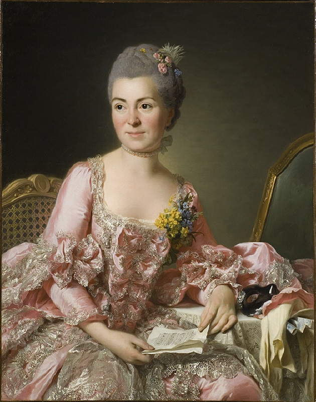 Marie Suzanne Roslin, born Giroust, Painter's wife and pastellist